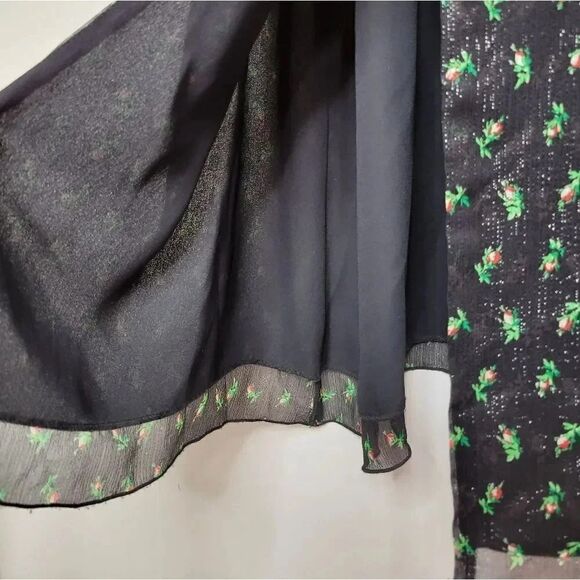 ⭐Rare⭐Anna sui floral chiffon maxi dress 2 - Picture 14 of 16